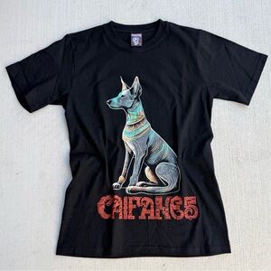 Caifanes Rock en Español Xoloitzcuintli Dog Graphic Tee - Demon Night Small